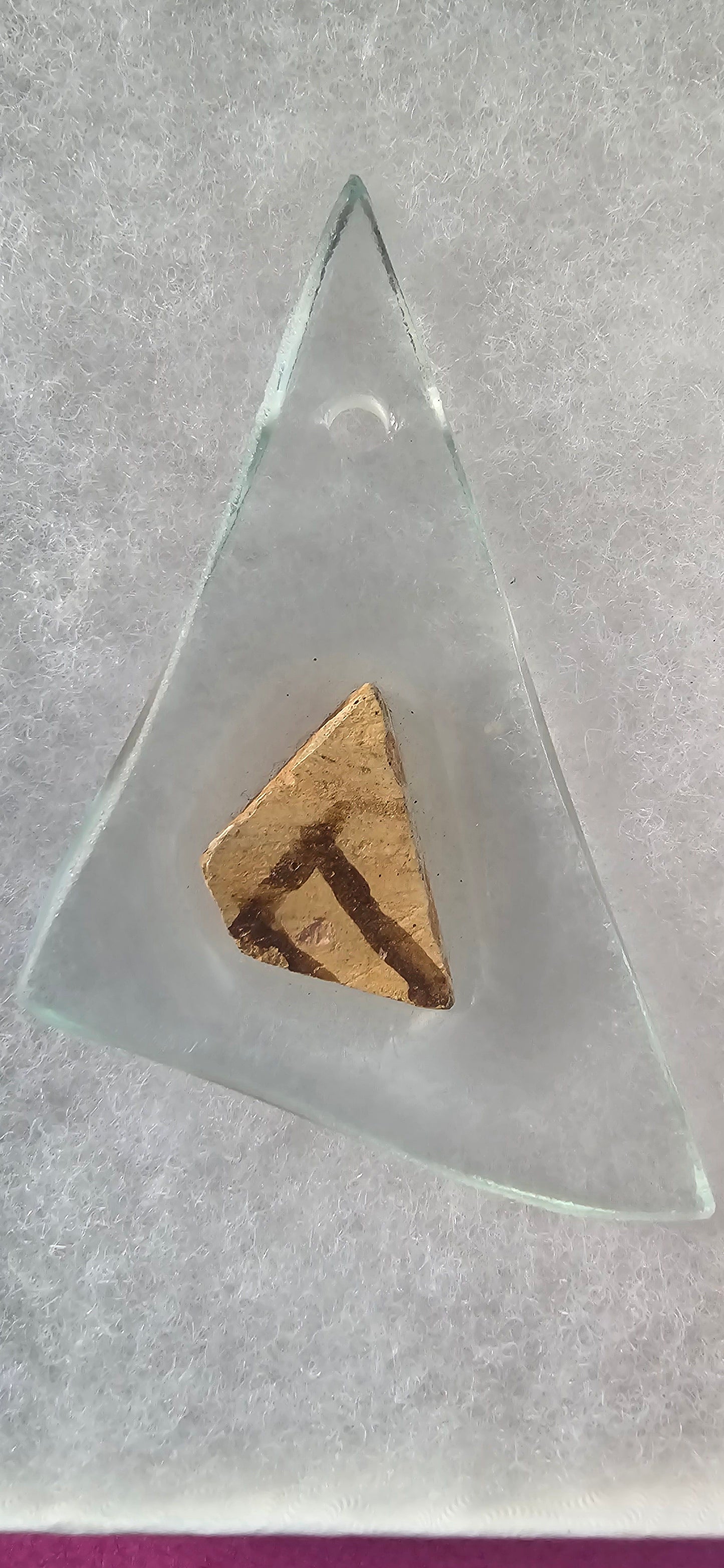 Lucky vibe ( pendant) #12 - pottery shards